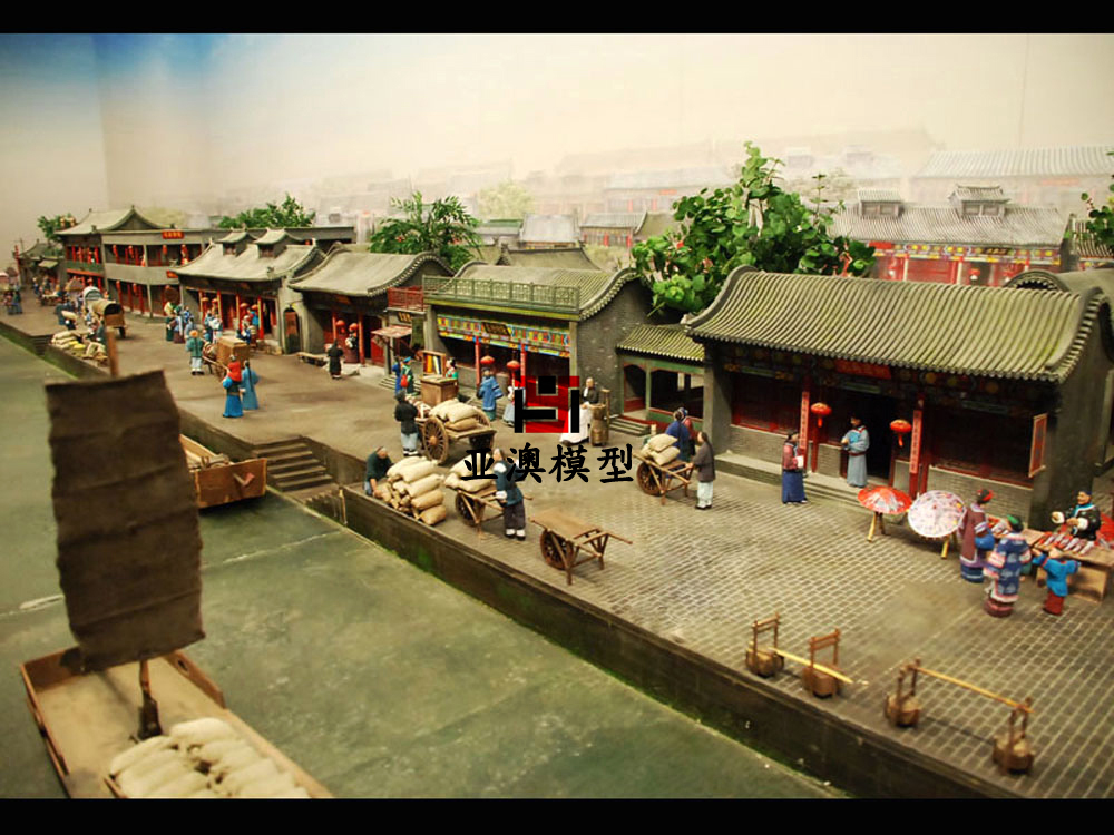 通惠河明清商業街場景