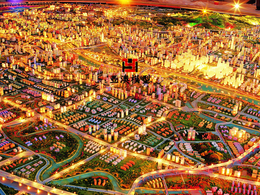 天津?yàn)I海新區(qū)規(guī)劃沙盤