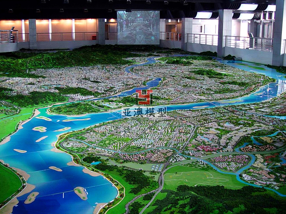 武漢市總體規劃沙盤