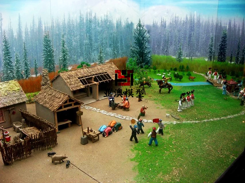 農耕、居住、生活場景復原