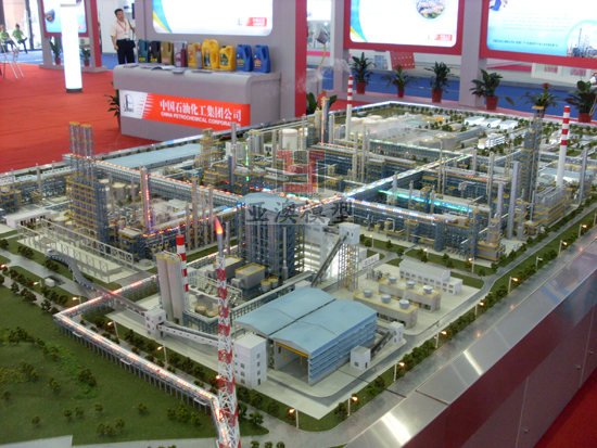 中國石化園區沙盤
