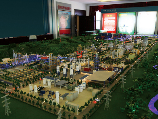 慶華集團廠區沙盤