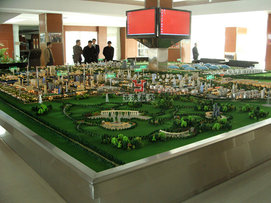 寶豐能源廠區沙盤