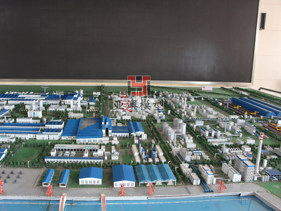 首鋼京唐廠區沙盤