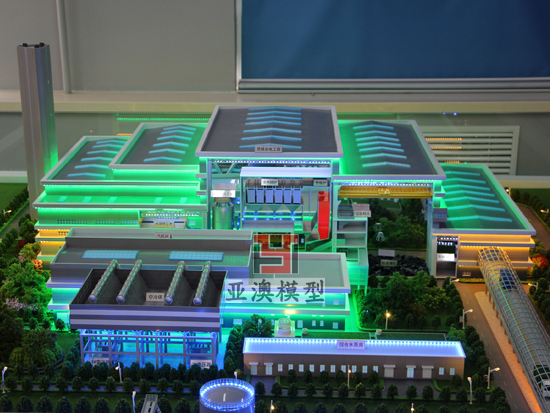 垃圾焚燒發電廠沙盤