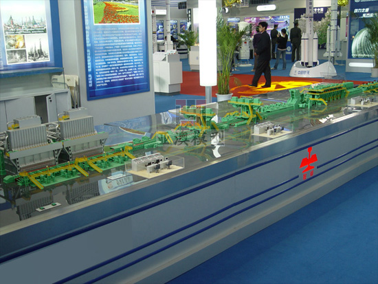 軋鋼生產線模型