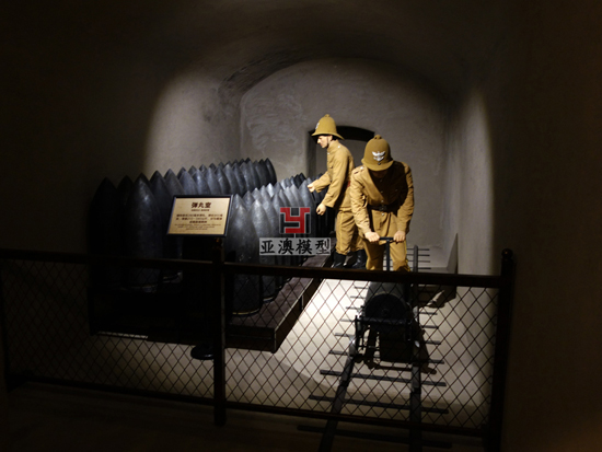 德軍彈丸室復(fù)原模型
